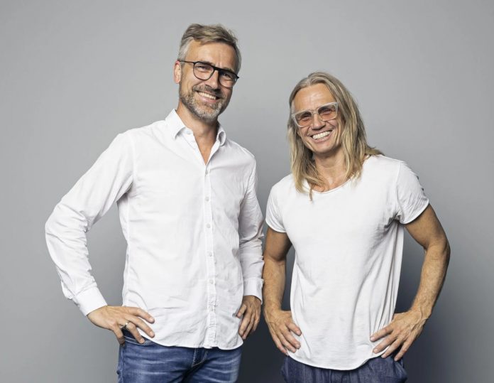 arkitekt-rasmus-krabbe-jens-vang-f-pr Direktør og partner Rasmus Krabbe (til venstre) og chefarkitekt og partner Jens Vang fra Krabbe Vang Arkitekter. Foto: PR.