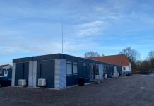 Modulproducent løser akut pladsproblem for landbrugsskole ABC Pavilloner leveret flere midlertidige modulløsninger til Gråsten Landbrugsskole. Foto: PR.