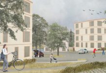 Lokalplan for 580 nordsjællandske boliger er vedtaget Punkthuse i det kuperede terræn. Illustration fra lokalplanen.