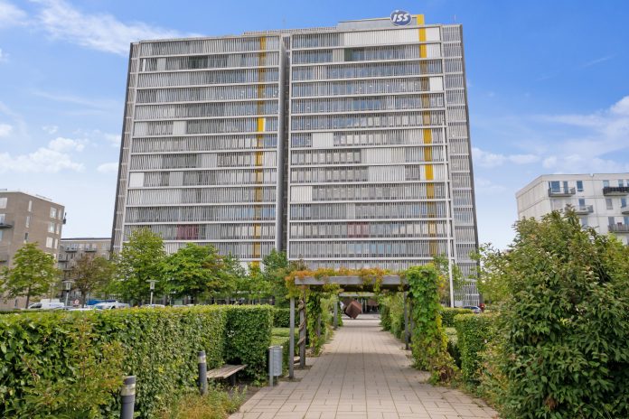 NCC skal renovere højhuset i Søborg, som i dag fungerer som hovedsæde for ISS. Foto: PR.