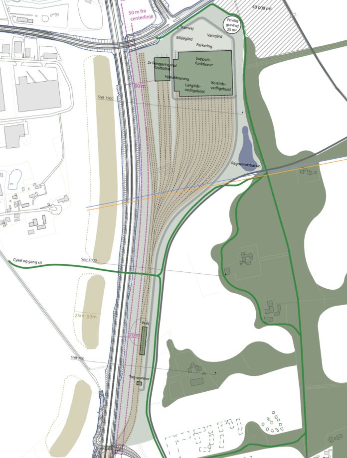 MT Højgaard skal bygge nyt værksted for DSB i Vinge ved Frederikssund.