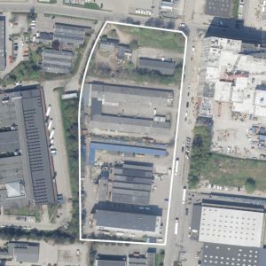 Erhvervsejendomme på Vasekær i 2-8 i Herlev skal erstattes af 530 nye lejligheder.