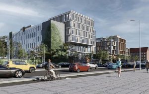 Buddinge Byport. Visualisering: Henning Larsen Architects.