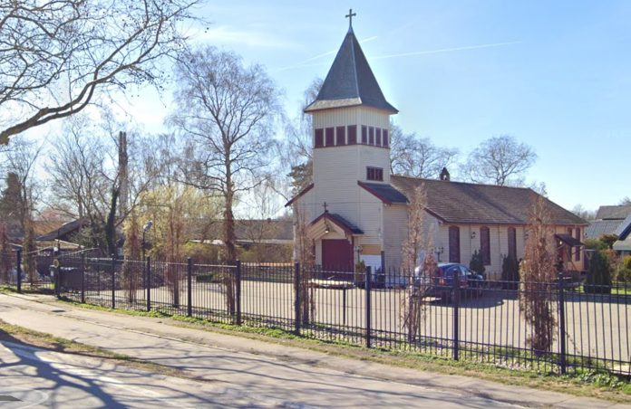 Sankt Maria & Sankt Markus-kirken i Taastrup skal bevares. Foto: Google Maps.