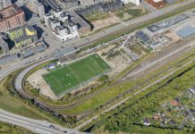 Kort nyt: Ørestad Idrætspark kan nu færdiggøres Ørestad Idrætspark kan nu færdiggøres. Foto: By & Havn.