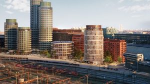 Postbyen i København. Illustration: AART/Nor3d.