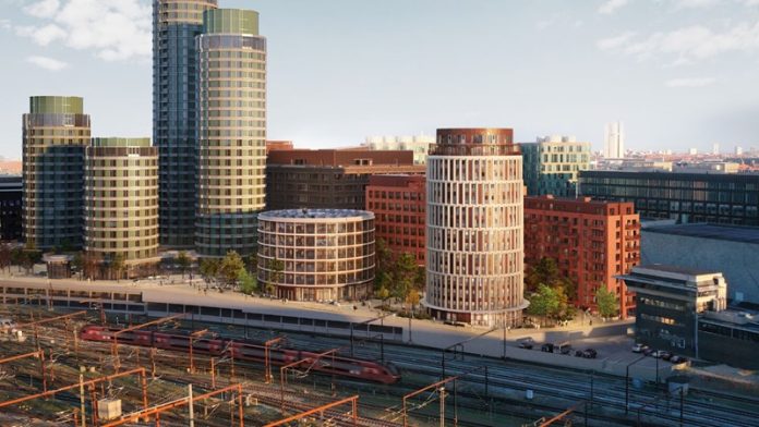 Postbyen i København. Illustration: AART/Nor3d.