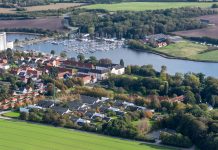Massiv efterspørgsel: Den Hvide By i Augustenborg klar til næste etape Den Hvide By i Augustenborg. Foto: EDC Poul Erik Bech.