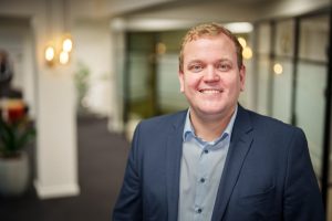 Erhvervskundechef Kenneth Hald Laustsen fra Sparekassen Kronjylland. Foto: PR.