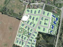 Grønt lys til nyt boligområde i Vissenbjerg Nyt boligområde er på tegnebrættet ved Grøftebjergvej i Vissenbjerg. Illustrationsplan fra lokalplanen.