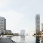 Kun 12 høringssvar i forbindelse med højhusprojekt i København Visualisering, der viser et eksempel på et nybyggeri på Langelinie i overensstemmelse med lokalplanen. Illustration: Lendager Arkitekter, STED by- og landskabsarkitekter, Vilhelm Lauritzen Arkitekter.