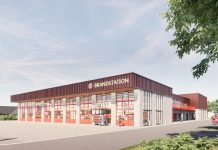 Ny brandstation i Viborg på vej: Entreprenør er valgt HPH Totalbyg skal opføre ny brandstation i Viborg. Illustration: Rum Arkitektur.