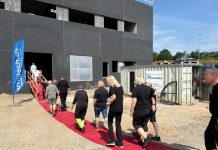 Rejsegilde på stort lagerbyggeri markerer satsning på Kolding Foto: PR.
