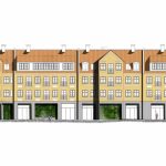 Coop køber naboejendom og puster liv i fastlåst byggeprojekt Sådan så projektet ud i december 2023. Illustration: C & W Arkitekter.