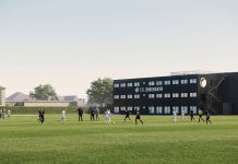 FCK bygger nyt træningsanlæg på Frederiksberg FC København bygger nyt træningsanlæg på Frederiksberg. Illustration: Third Nature.