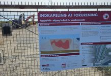 Jernvæg skal holde giften inde på Cheminovas gamle fabriksgrund Den omfattende forurening på Cheminovas tidligere fabriksgrund på Harboøre Tange bliver nu indkapslet. Foto: PR.
