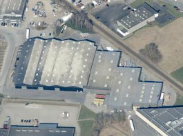 Medicinalkoncern køber ejendom i Odense for 42 millioner Orifarm køber tidligere Harald Nyborg-ejendom på Handelsvej 21 i Odense. Foto: Klimadatastyrelsen.
