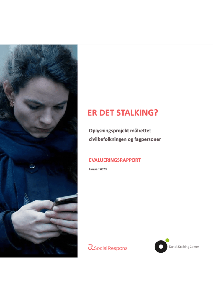 Er det stalking? evalueringsrapport