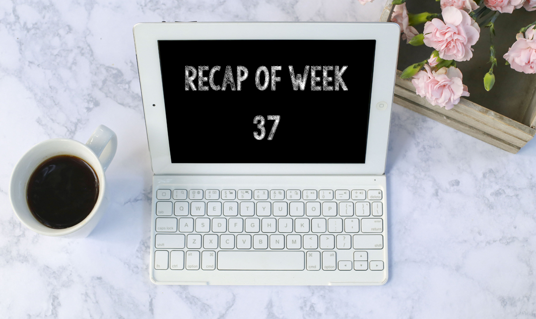 Recap of week 37