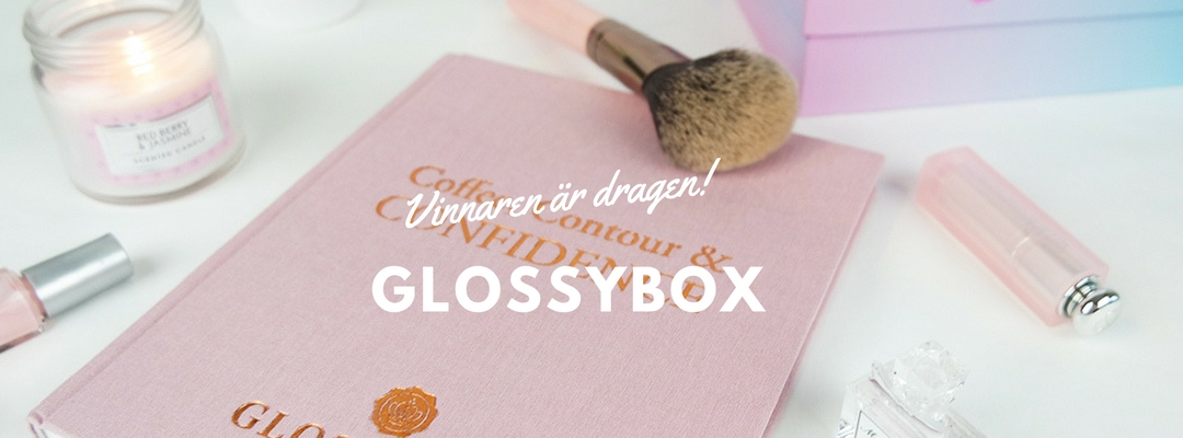 Vinnare av Glossybox tävlingen!