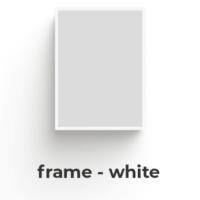 WHITE frame