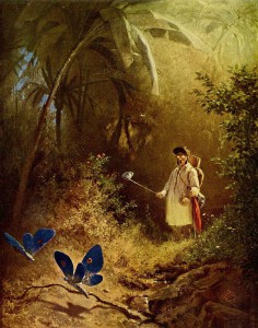 Carl Spitzweg - Der Schmetterlingsfänger - 1840