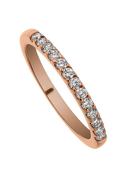 Ringen Soho. Diamant Alliansring Förlovningsring Vigselring.