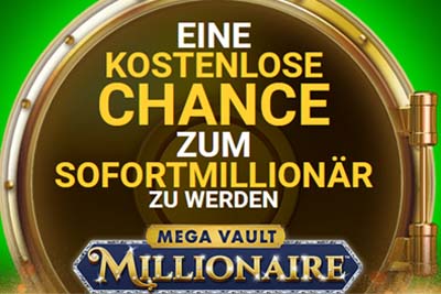 Casino Classic mit 1 Freispiel ohne Einsatz am Mega Vault Millionaire