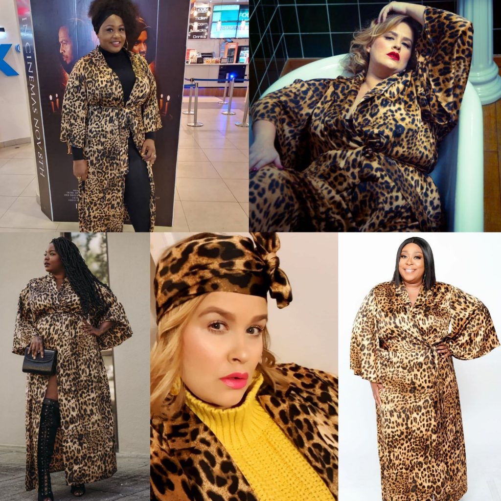 Creative ways of styling the leopard print kimono....