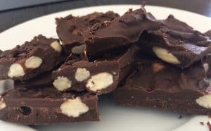 Chocolade Amandel Fudge