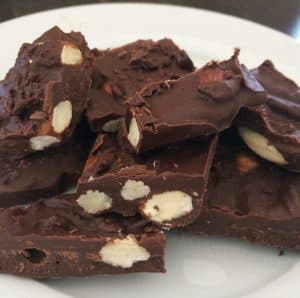 Chocolade-Amandel Fudge