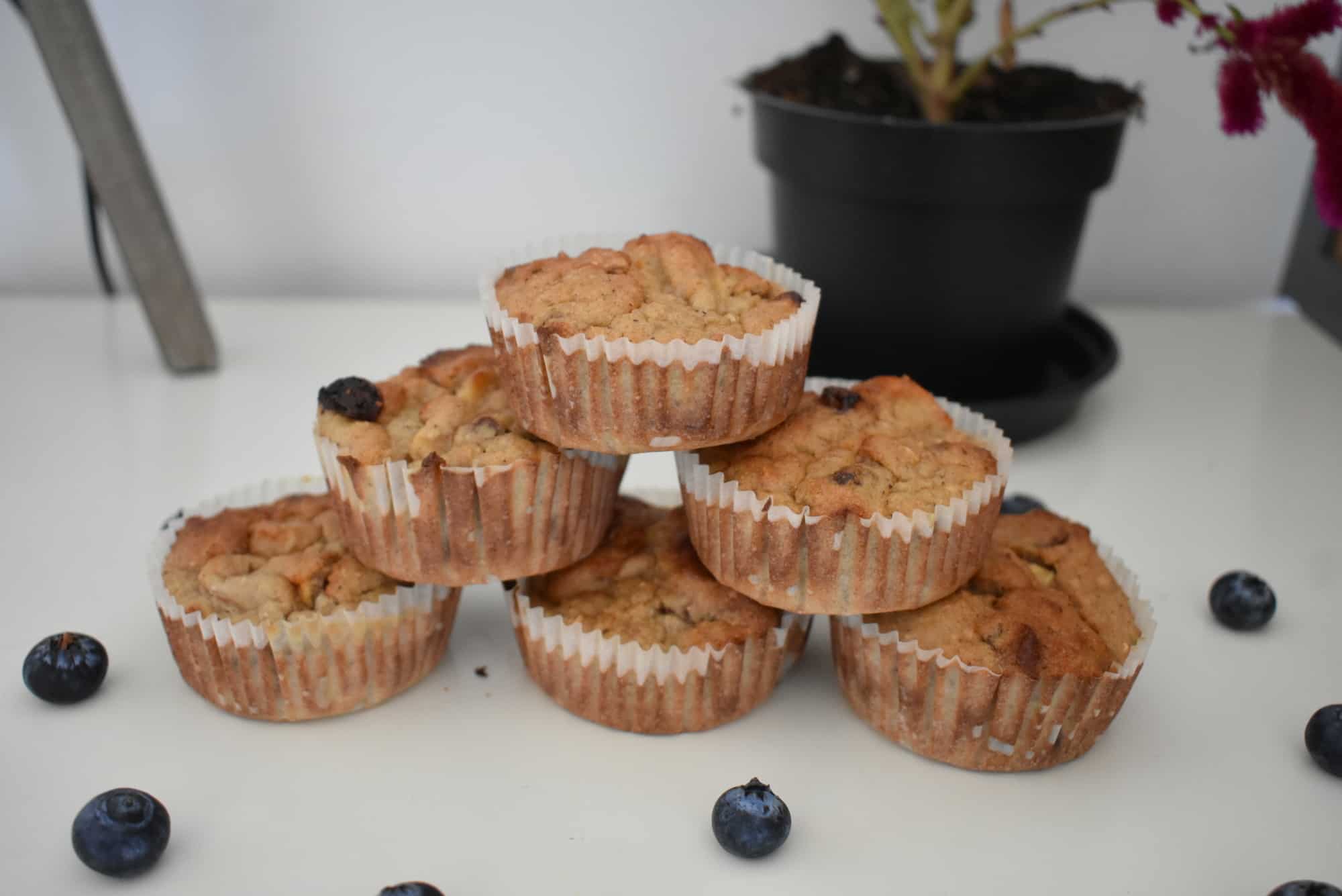 Havermoutmuffins met appel