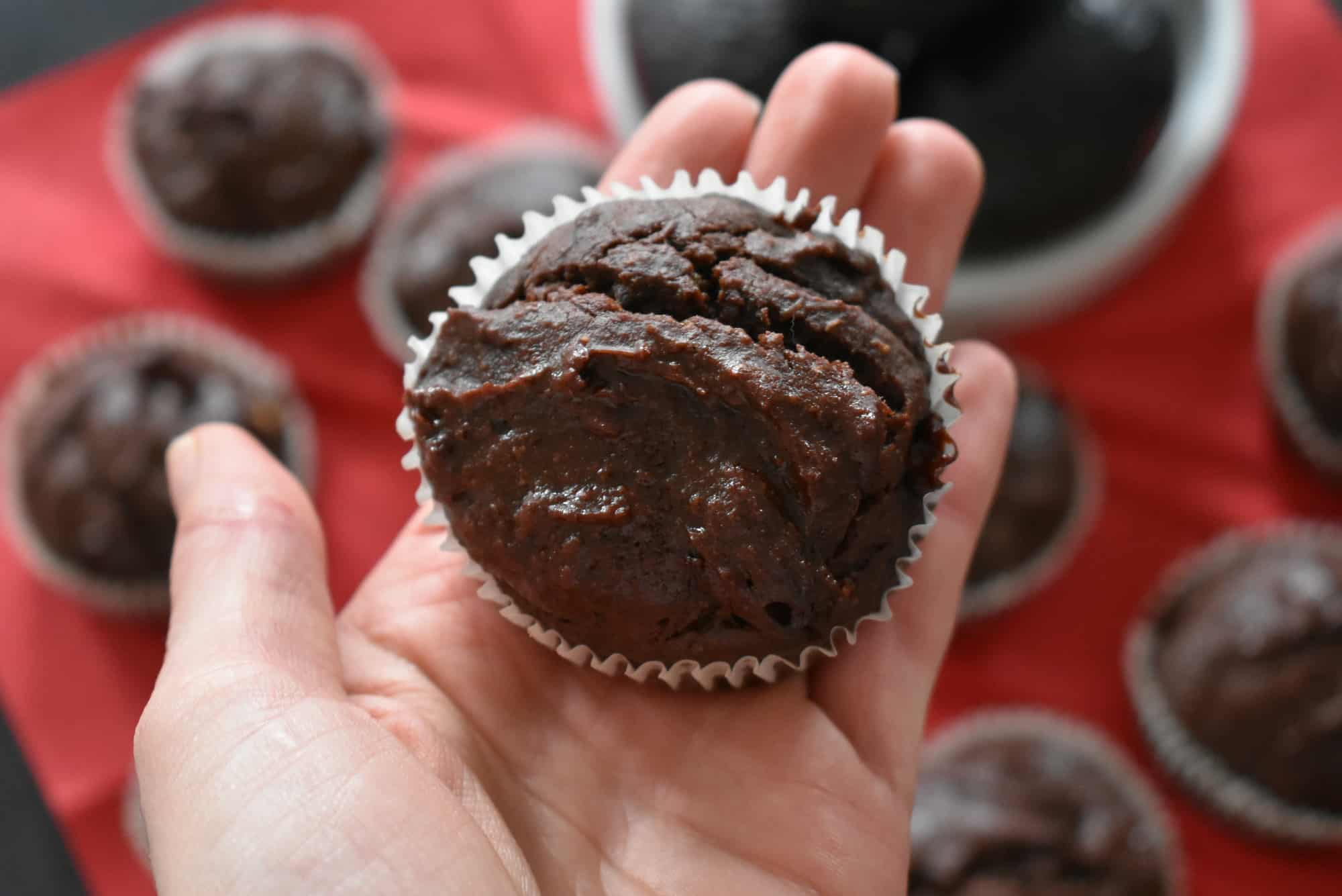 Avocado-Chocolade Cupcakes