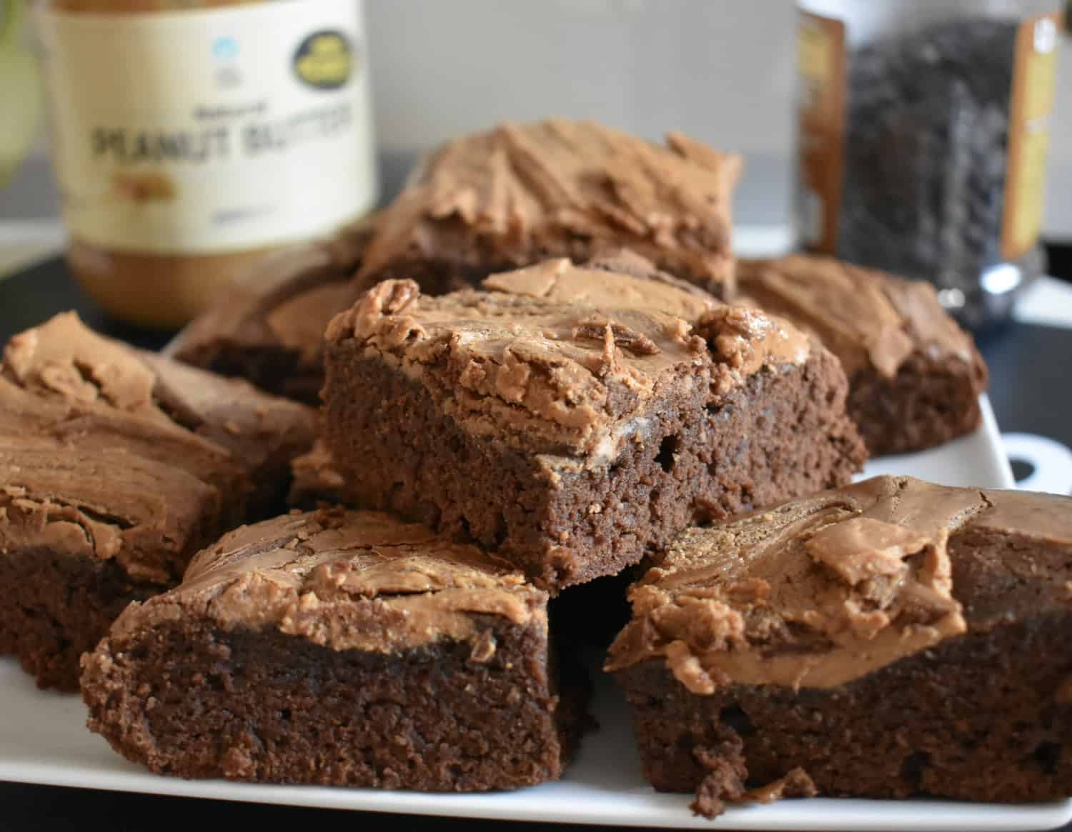 Chocolade Pindakaas Brownies