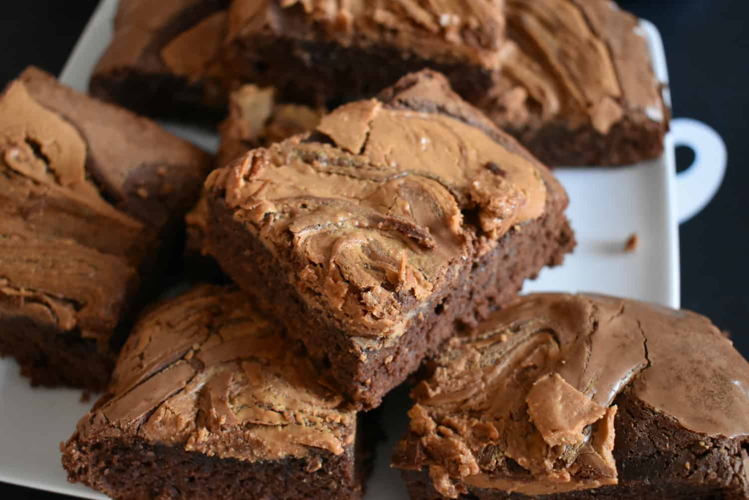 Chocolade Pindakaas Brownies