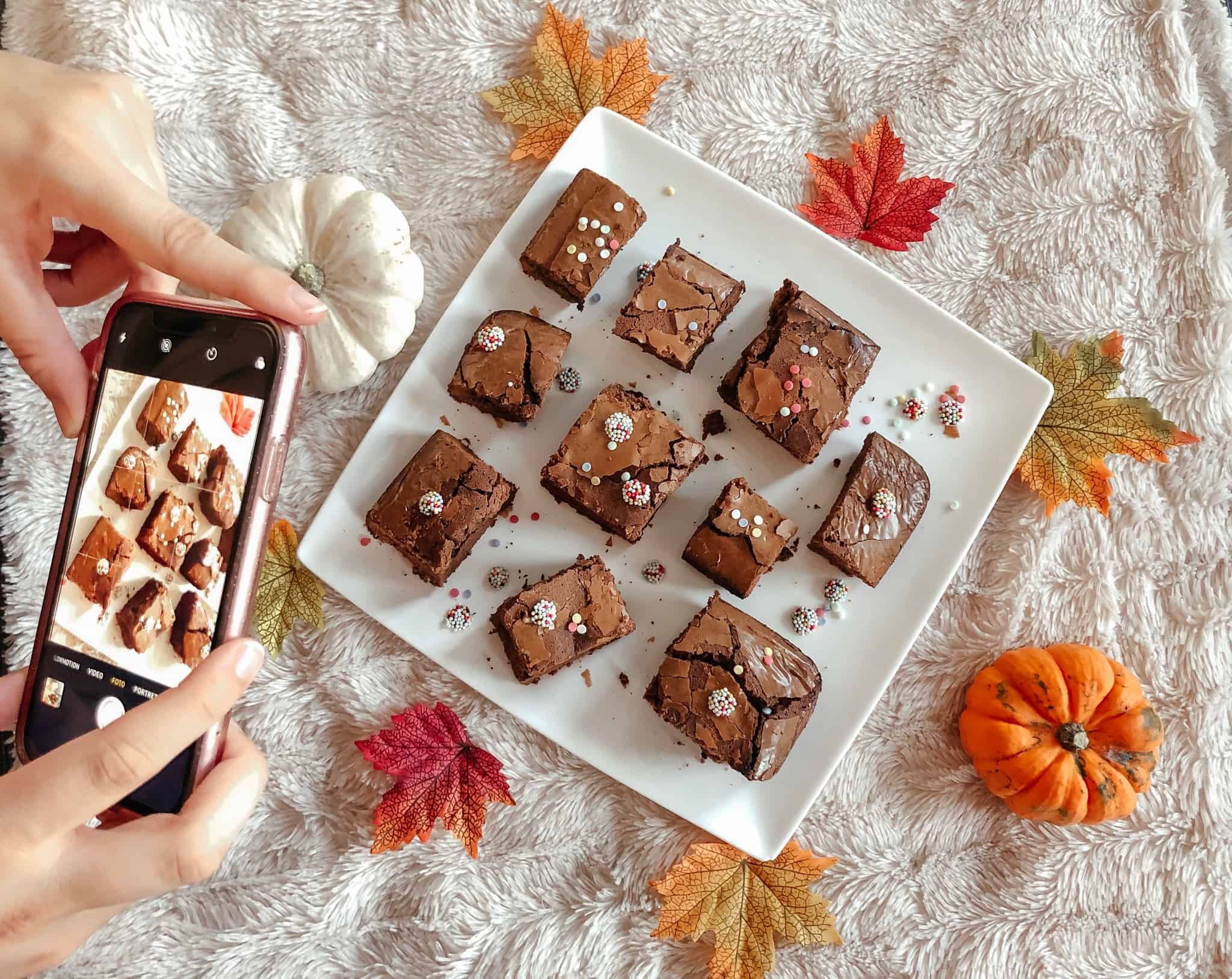 brownies with 3 kinds of sugar