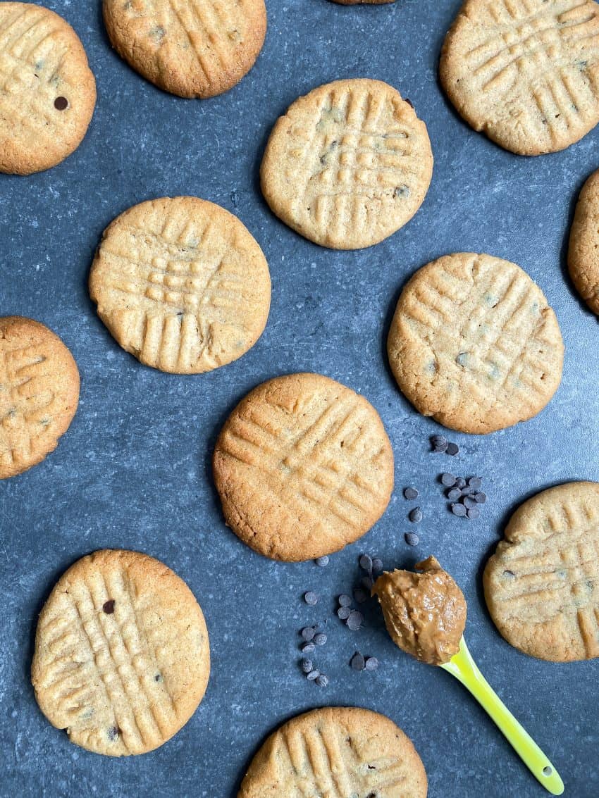 Pindakaas Koekjes met Chocolade