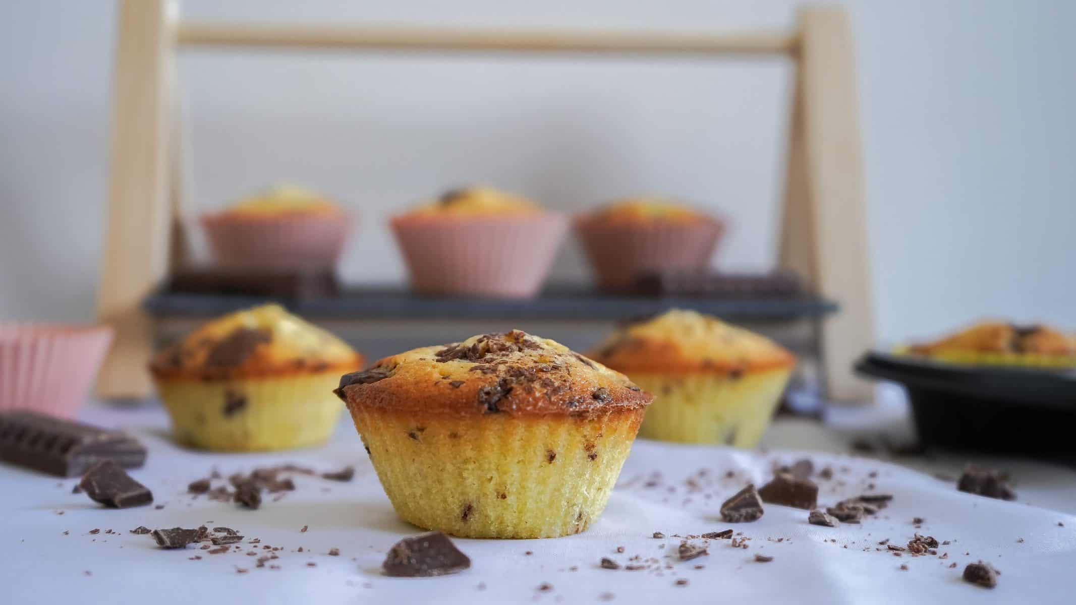 Vanille Cupcakes Met Chocolade Chunks