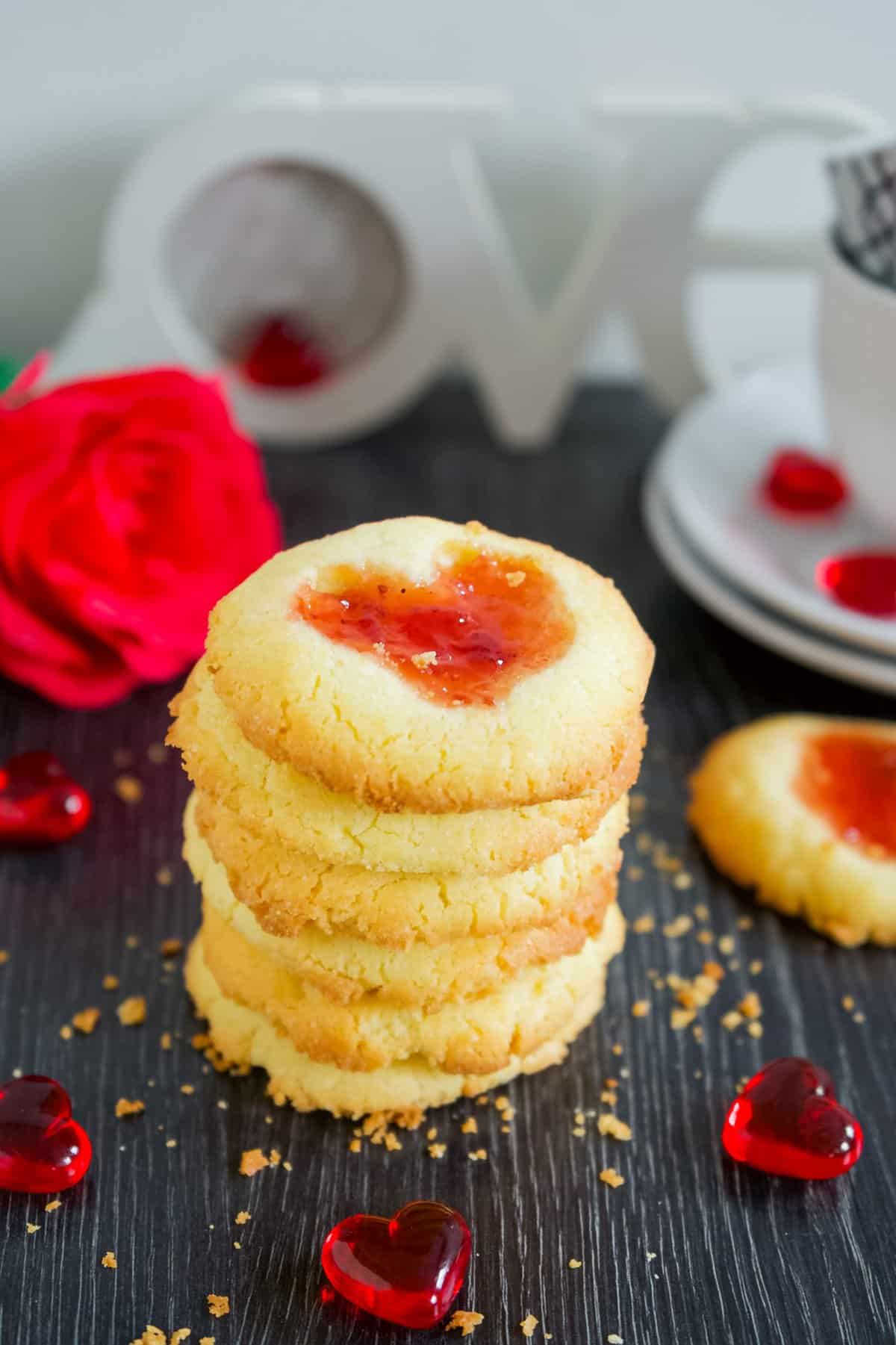 Thumbprint Cookies met jam