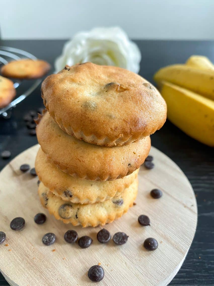 Bananenbrood Koekjes met Chocolade Chips