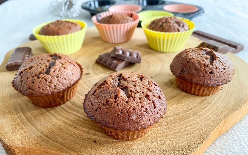 Chocolade Muffins voor chocoladeliefhebbers