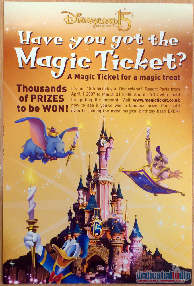 Remember When….Disneyland Paris Teamed Up With Disney DVD For A Huge  Giveaway? – Dedicated To DLP