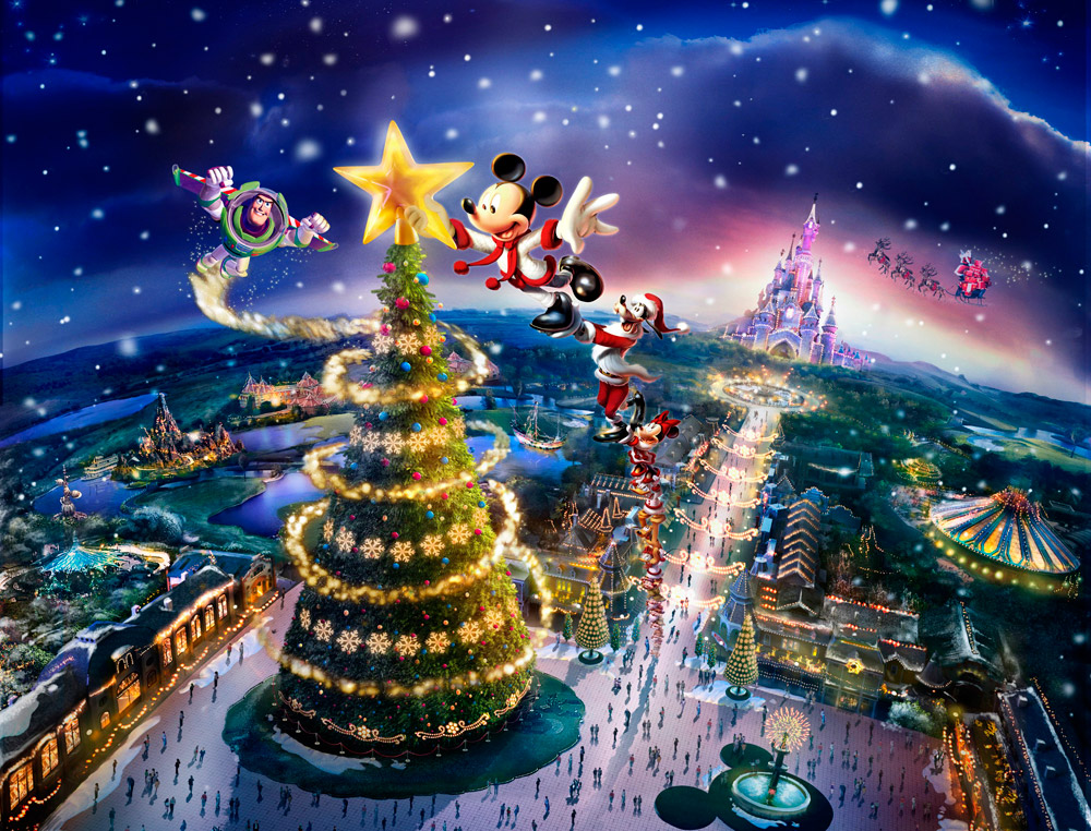 Christmas is coming to Disneyland Paris with amazing artwork