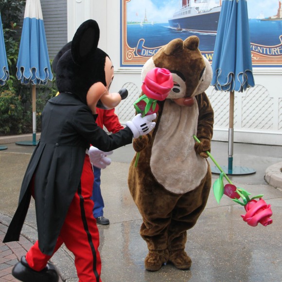 St Valentin 2013 in Disneyland Paris, Mickey & Chip