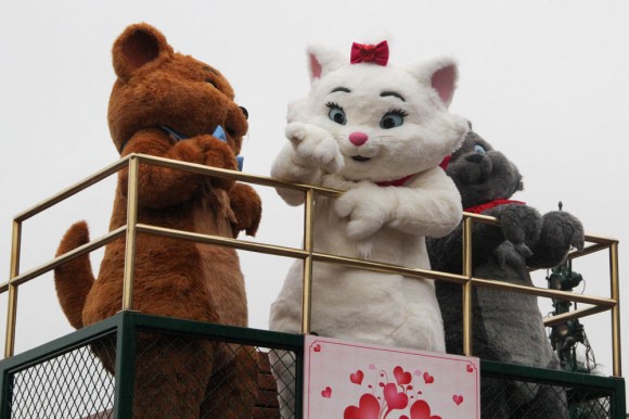 St Valentin 2013 in Disneyland Paris, Aristocats Toulouse, Marie & Berlioz