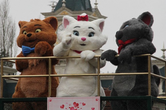 St Valentin 2013 in Disneyland Paris, Aristocats Toulouse, Marie & Berlioz