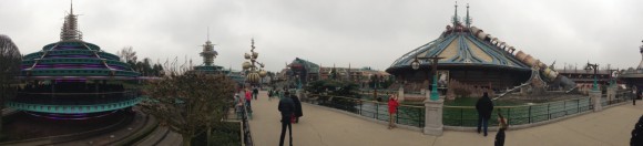 Panorma Photo of Discoveryland in Disneyland Paris