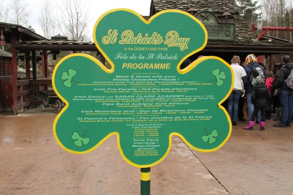 St. Patrick's Day 2013 in Disneyland Paris