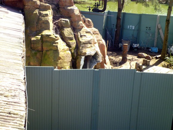 Reapair Work on Big Thunder Mountain in Frontierland, Disneyland Paris