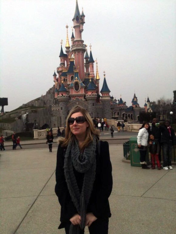 Becca in Disneyland Paris